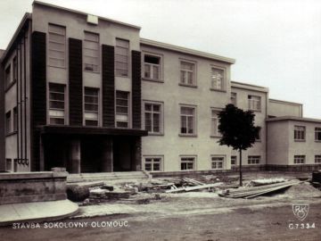Nová sokolovna - Olomouc 1928